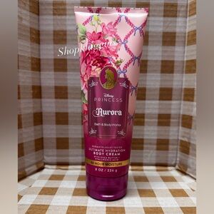 NEW B&BW Aurora Body Cream 8 oz , Disney Princess Collection